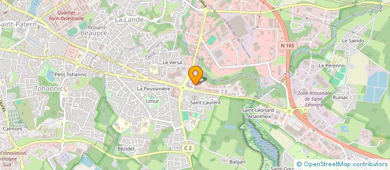 localisation de l'entreprise S.A.S. LES ARTISANS BRETON à SENE