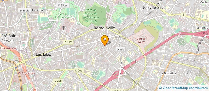 localisation de l'entreprise S.A.S. LES DRECHEURS à ROMAINVILLE