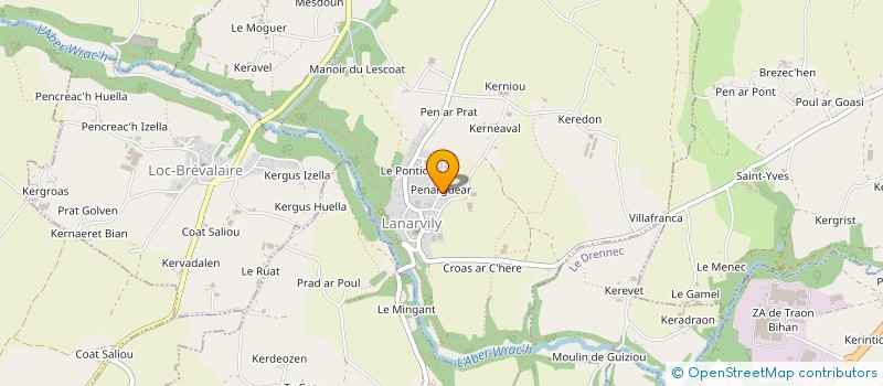 localisation de l'entreprise S.A.S LIBERGE  LANARVILY
