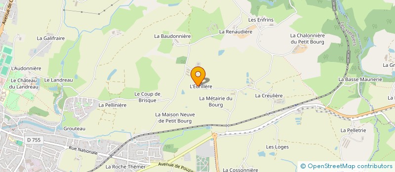 localisation de l'entreprise S.A.S. LIONEL PINEAU  LES HERBIERS