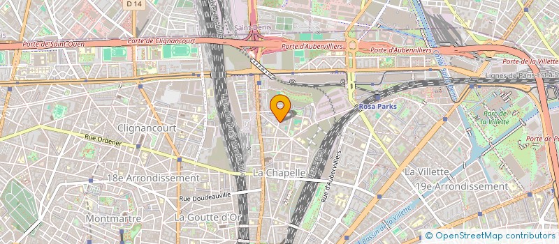 localisation de l'entreprise S.A.S. LUCIE ALMERAS  PARIS