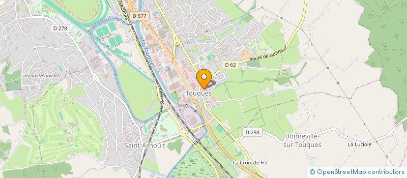 localisation de l'entreprise S.A.S MANORS IN NORMANDY  DEAUVILLE