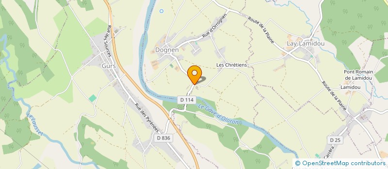 localisation de l'entreprise S.A.S. MARIMBORDES SERGE à DOGNEN