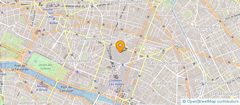 localisation de l'entreprise S.A.S. MATIERE NOIRE PARIS  PARIS