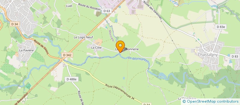 localisation de l'entreprise S.A.S. MIS  BEAUVALLON