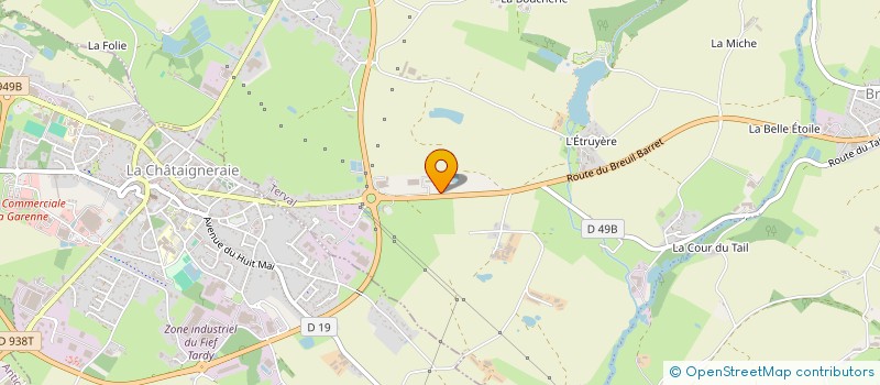 localisation de l'entreprise S.A.S. MISE EN SCENE ENTRETIEN  TERVAL