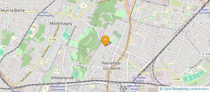 localisation de l'entreprise S.A.S. NOUVELLE HARMONIE à PIERREFITTE-SUR-SEINE
