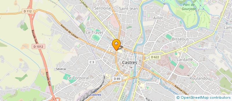 localisation de l'entreprise S.A.S. OFFROY à CASTRES