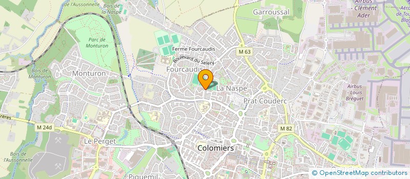 localisation de l'entreprise S.A.S.P. COLOMIERS RUGBY à COLOMIERS
