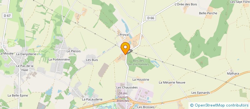 localisation de l'entreprise S.A.S. PAYS DE RETZ COUVERTURE  CHAUMES-EN-RETZ