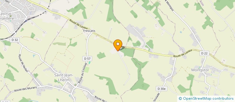 localisation de l'entreprise S.A.S PERIER BOIS à SAINT-JEAN-LHERM