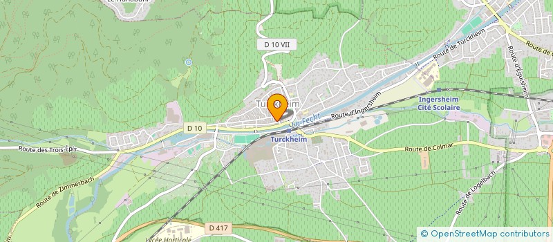 localisation de l'entreprise S.A.S. PMZ à TURCKHEIM