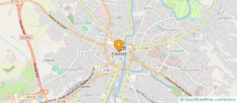 localisation de l'entreprise S.A.S POINT VISION à CASTRES