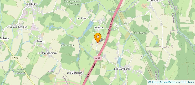 localisation de l'entreprise S.A.S. PRO BATI BOURGOGNE à LOUHANS