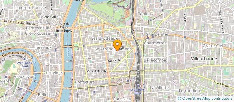 localisation de l'entreprise S.A.S ROMANET  LYON