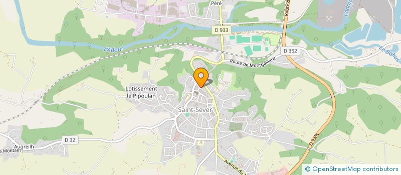 localisation de l'entreprise S A S S SECTION BOULES  SAINT-SEVER