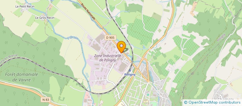 localisation de l'entreprise S.A.S SAIYAN  POLIGNY