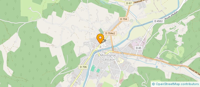 localisation de l'entreprise S.A.S SEREVE  LA CHAPELLE-AUBAREIL