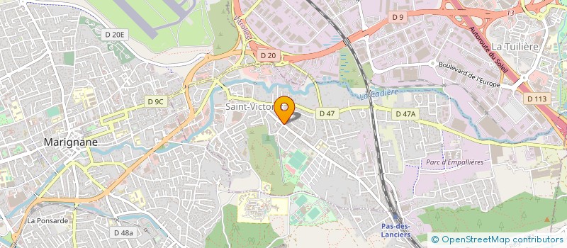 localisation de l'entreprise S.A.S. SOCIETE NOUVELLE GARDIOL à SAINT-VICTORET