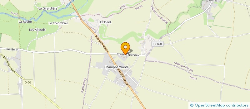 localisation de l'entreprise S.A.S. SOLEIL LEVANT 79  VILLIERS-EN-PLAINE