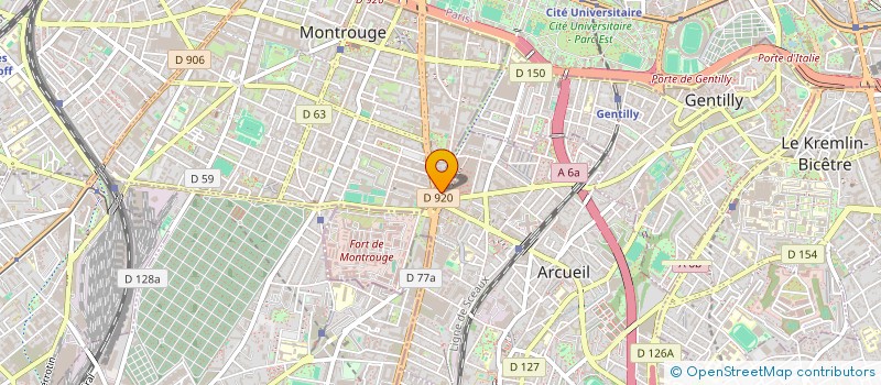 localisation de l'entreprise S.A.S. STOYAN  ARCUEIL