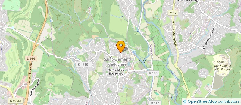 localisation de l'entreprise S.A.S STRADVISTA CONSULTING  SAINT-CLEMENT-DE-RIVIERE