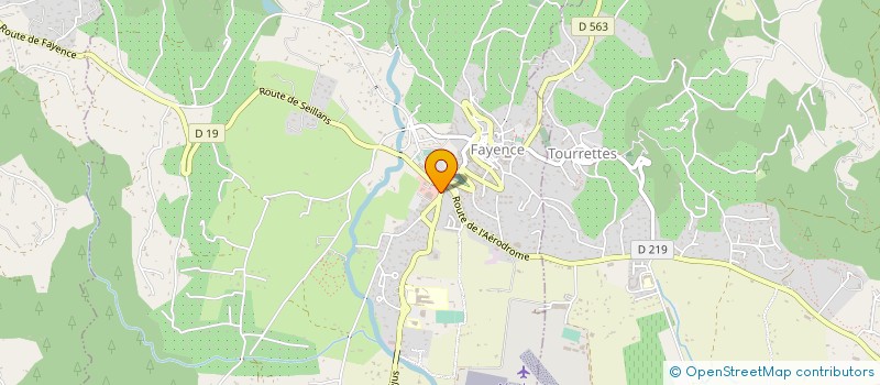 localisation de l'entreprise S.A.S TAXIL ALAIN à FAYENCE