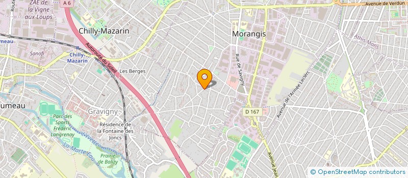 localisation de l'entreprise S.A.S TEG IT SERVICE à MORANGIS