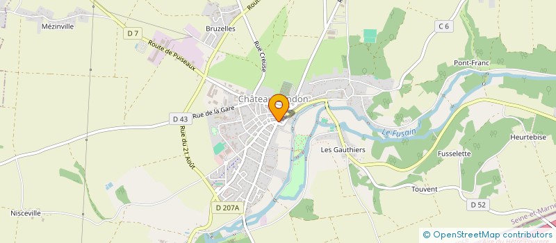 localisation de l'entreprise S.A.S TEODORO  CHATEAU-LANDON