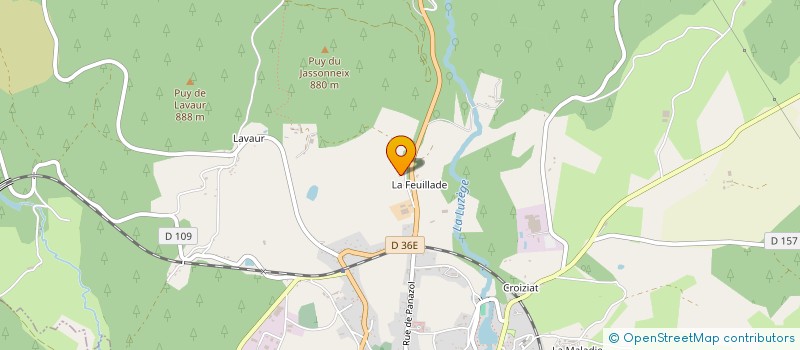 localisation de l'entreprise S.A.S. TTS&RAY  MEYMAC