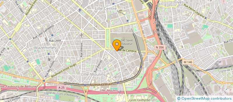 localisation de l'entreprise S.A.S.U ADB RENOV à LILLE