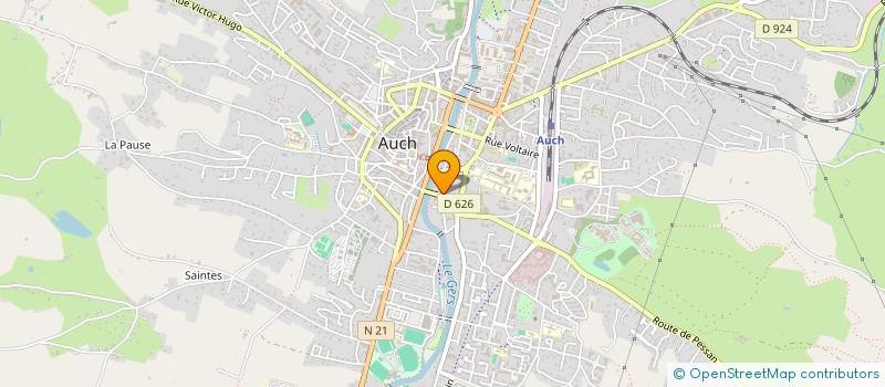 localisation de l'entreprise S.A.S.U ANTAUTO à AUCH