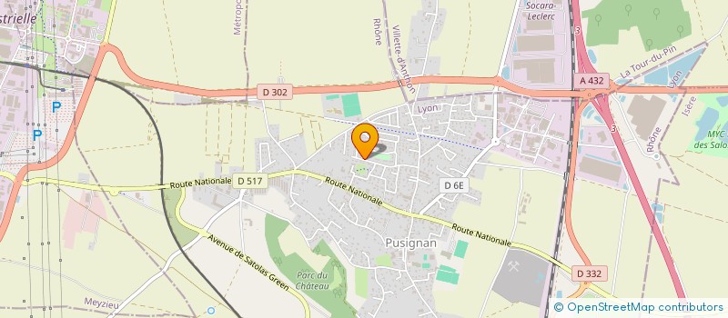 localisation de l'entreprise S.A.S.U ATLAS SPORTS MANAGEMENT  PUSIGNAN