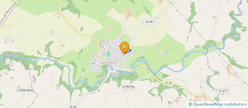 localisation de l'entreprise S.A.S.U. CAP FORMATIONS 12  SALMIECH