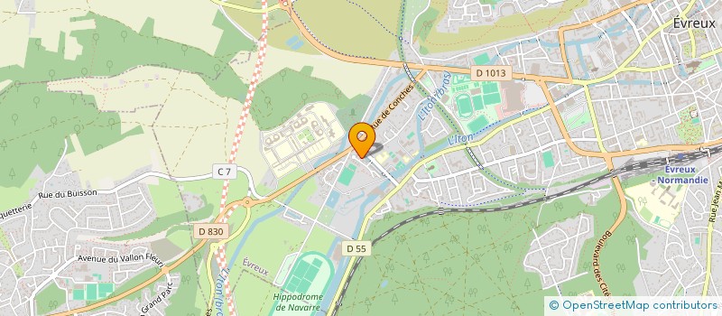 localisation de l'entreprise S.A.S.U. CELIK à EVREUX