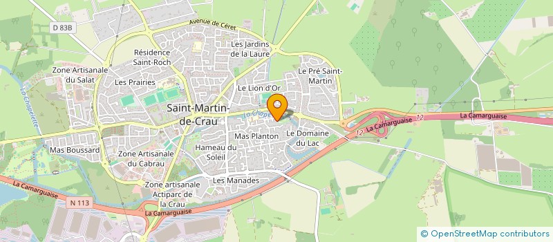 localisation de l'entreprise S.A.S.U. CHRISTOPHE LAUFRAY EXPERTISE JUDICIAIRE à SAINT MARTIN DE CRAU