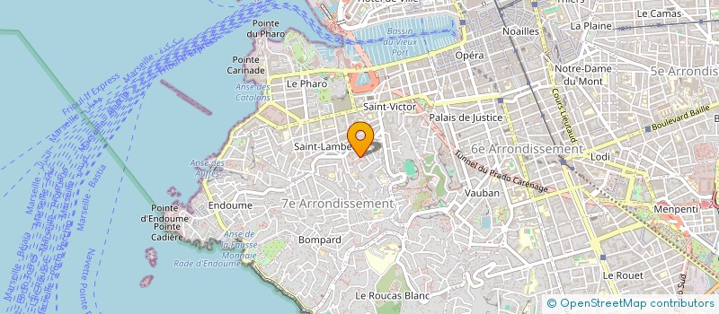 localisation de l'entreprise S.A.S.U CLIMAT-MEDITERRANEE  MARSEILLE