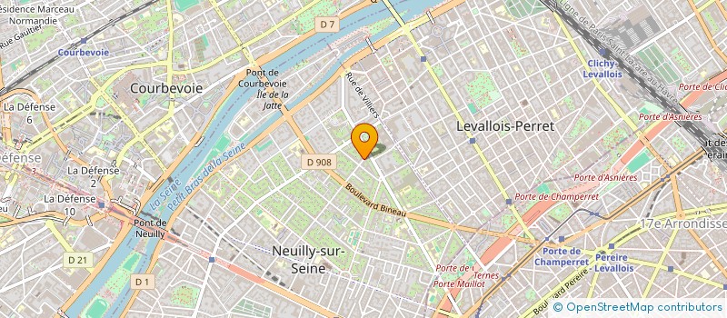 localisation de l'entreprise S.A.S.U DDM HOLDING à NEUILLY-SUR-SEINE