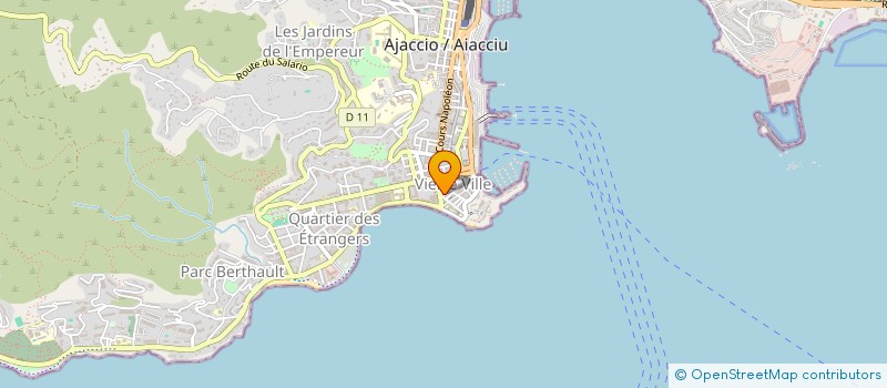 localisation de l'entreprise S.A.S.U. EMMAAR à AJACCIO