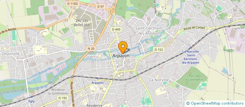 localisation de l'entreprise S.A.S.U FLEURS ET PASSION à ARPAJON
