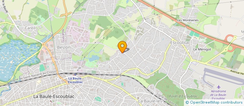 localisation de l'entreprise S.A.S.U. FRANCK RIZZARDI à LA BAULE-ESCOUBLAC