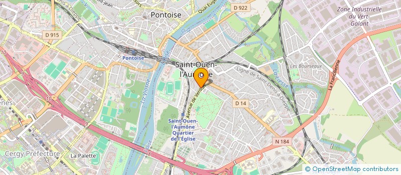 localisation de l'entreprise S.A.S.U. GDR MENUISERIE à SAINT-OUEN-L'AUMONE