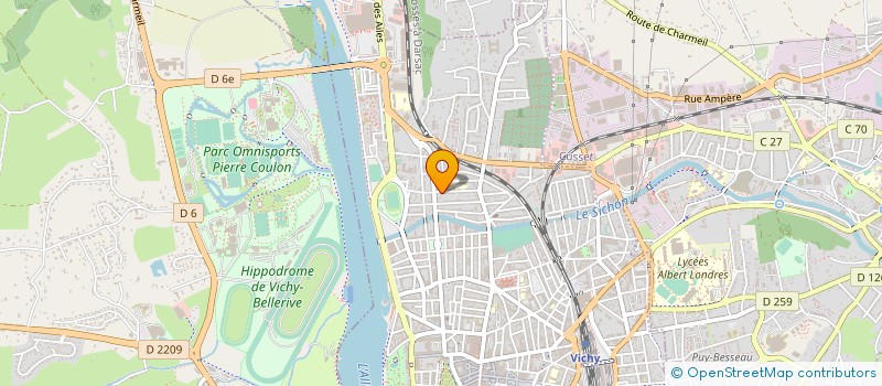 localisation de l'entreprise S.A.S.U GHARBI à VICHY