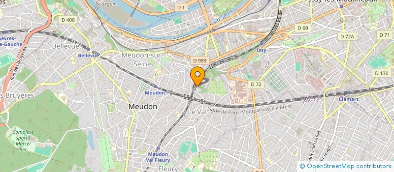localisation de l'entreprise S.A.S.U. GOSSE à MEUDON