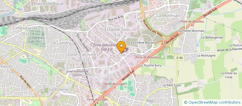 localisation de l'entreprise S.A.S.U. GY.BAT à CESSON-SEVIGNE