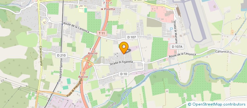 localisation de l'entreprise S.A.S.U J&F à LUCCIANA