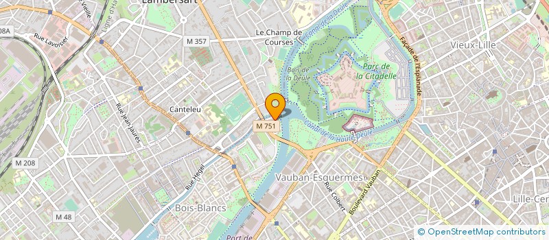 localisation de l'entreprise S.A.S.U. JEAN-MICHEL VERHAEGHE  LILLE