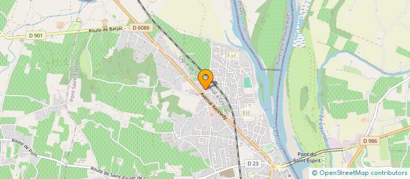 localisation de l'entreprise S.A.S.U JULES à PONT-SAINT-ESPRIT