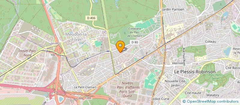 localisation de l'entreprise S.A.S.U. L.V.H. à CLAMART