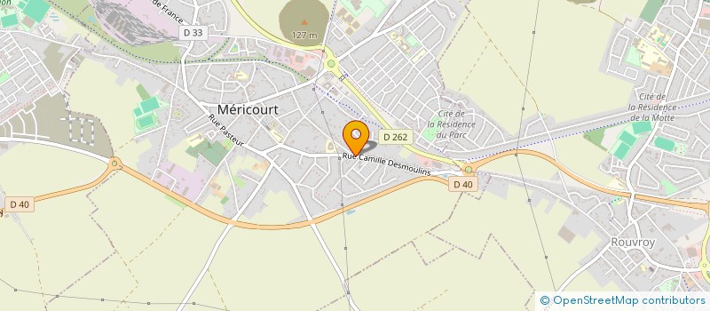 localisation de l'entreprise S.A.S.U LA MAISON DU PAIN  MERICOURT